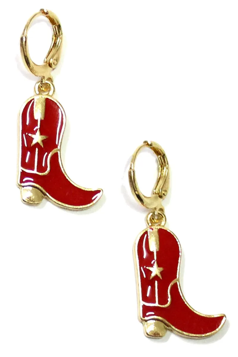 27 Shania Cowboy Boot Earrings