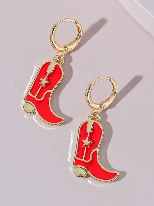 27 Shania Cowboy Boot Earrings