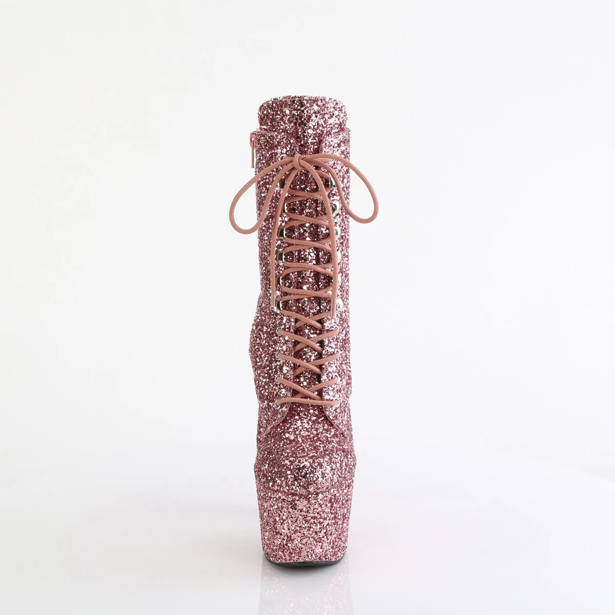 7 Inch Heel ADORE-1020GWR Rose Gold Glitter