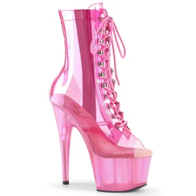 7 Inch Heel ADORE-1021C-T Baby Pink Translucent