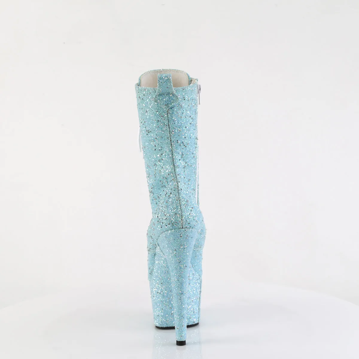 7 Inch Heel ADORE-1040GR Baby Blue Glitter