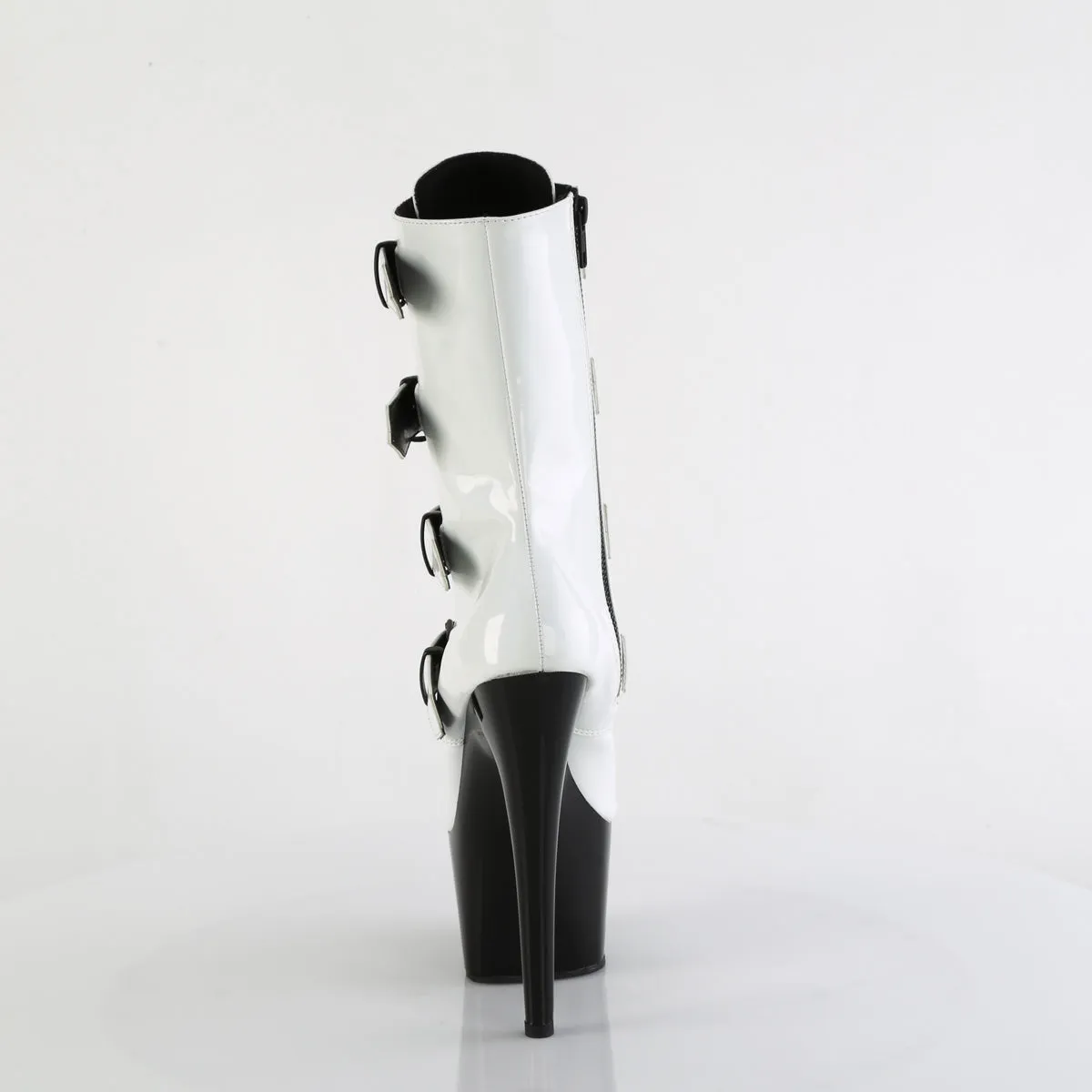 7 Inch Heel ADORE-1046TT White Holo Patent