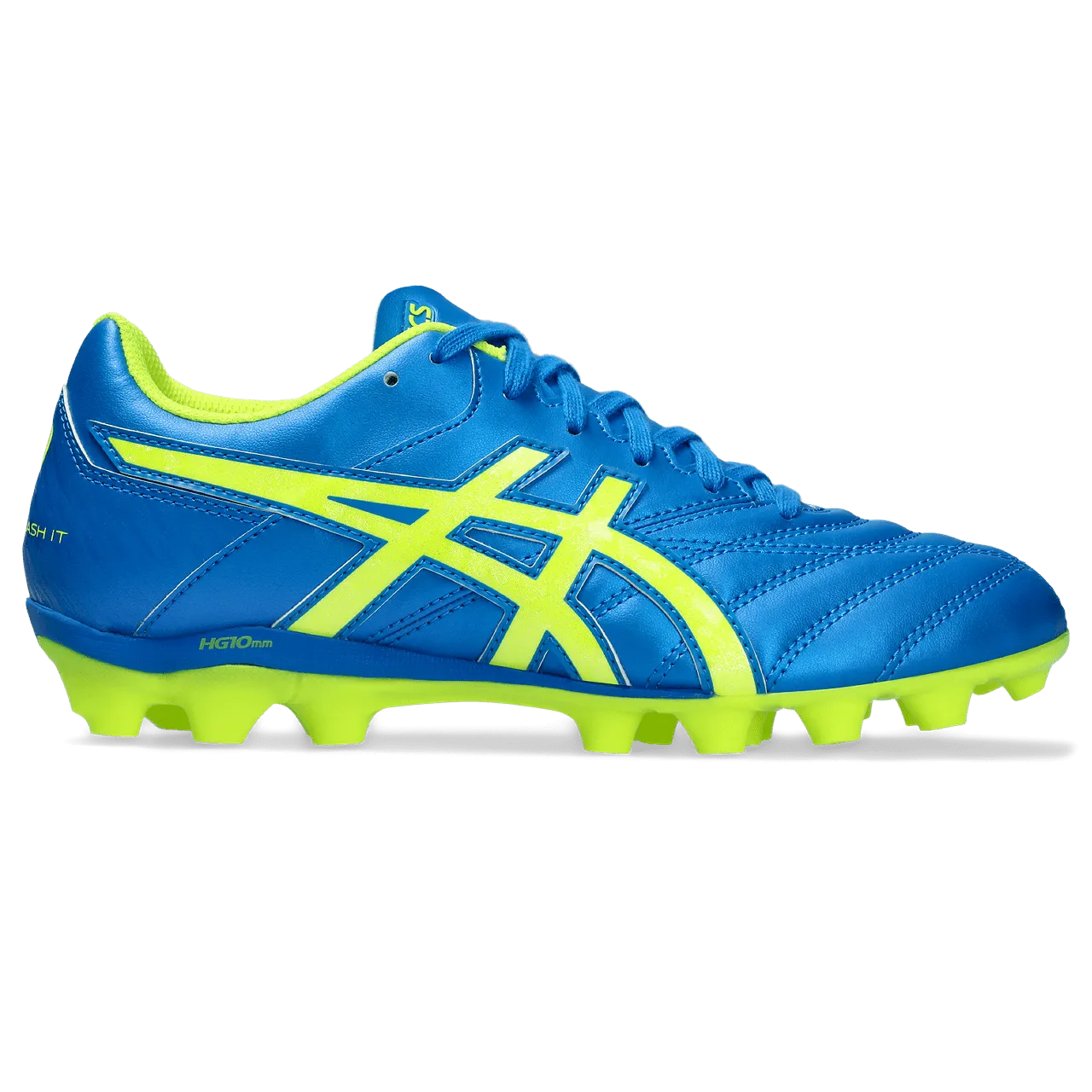 Asics Lethal Flash IT 2 GS Junior Football Boot ELECTRIC BLUE/YELLOW