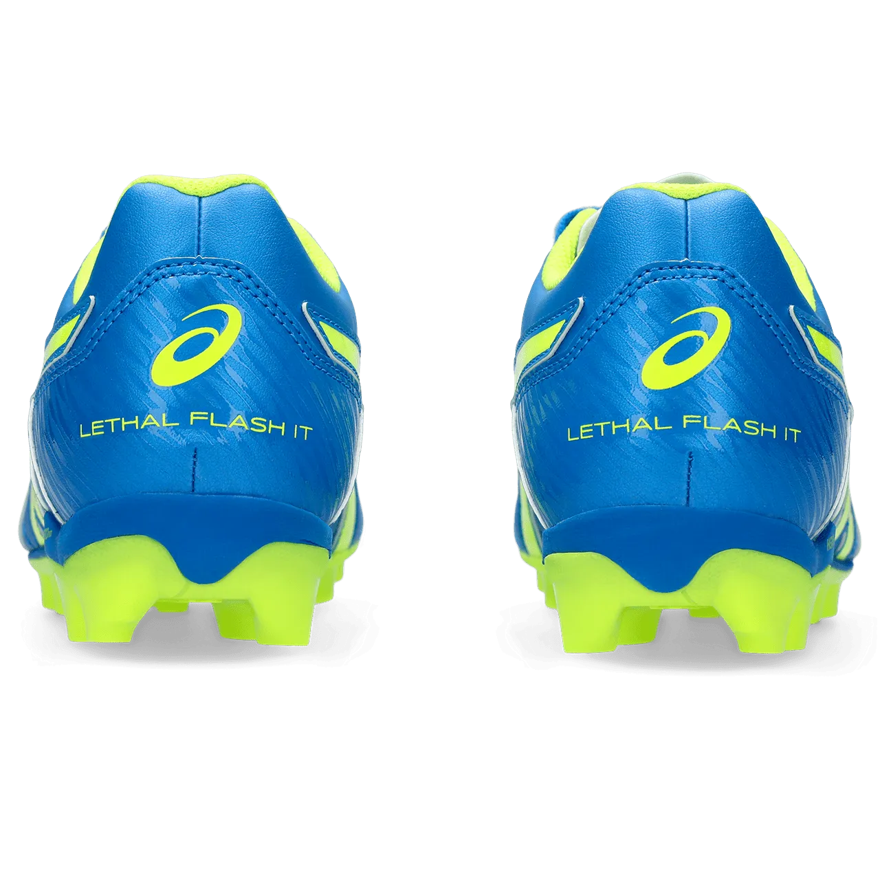 Asics Lethal Flash IT 2 GS Junior Football Boot ELECTRIC BLUE/YELLOW