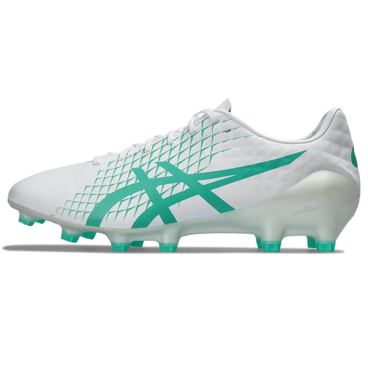 Asics Menace 4 FG Senior Football Boot WHT/AURORA GREEN