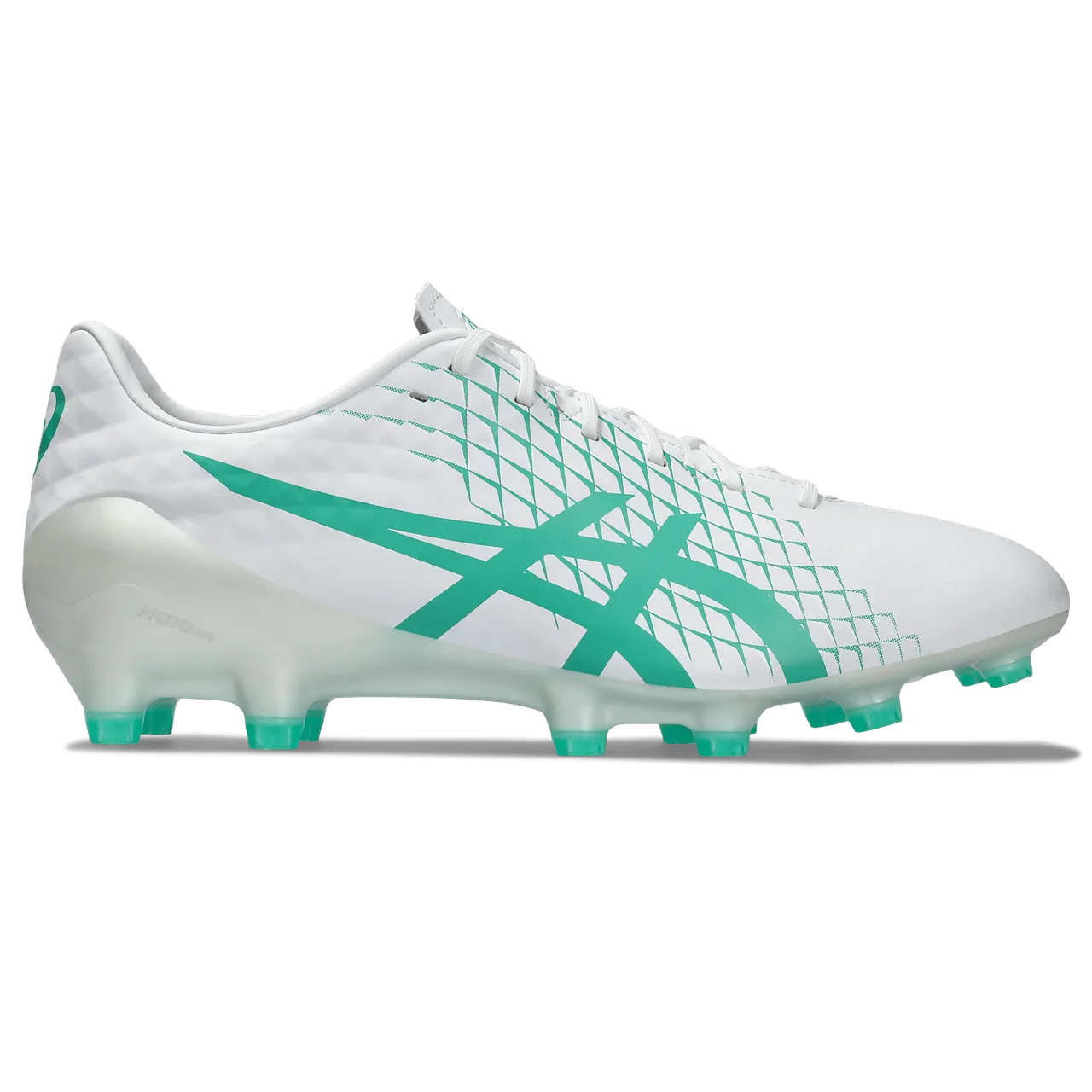 Asics Menace 4 FG Senior Football Boot WHT/AURORA GREEN