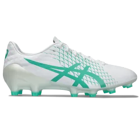 Asics Menace 4 FG Senior Football Boot WHT/AURORA GREEN