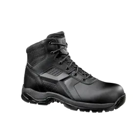 BATTLE-OPS 6-INCH WATERPROOF BLACK TACTICAL BOOT - SIDE ZIP & COMP SAFETY TOE