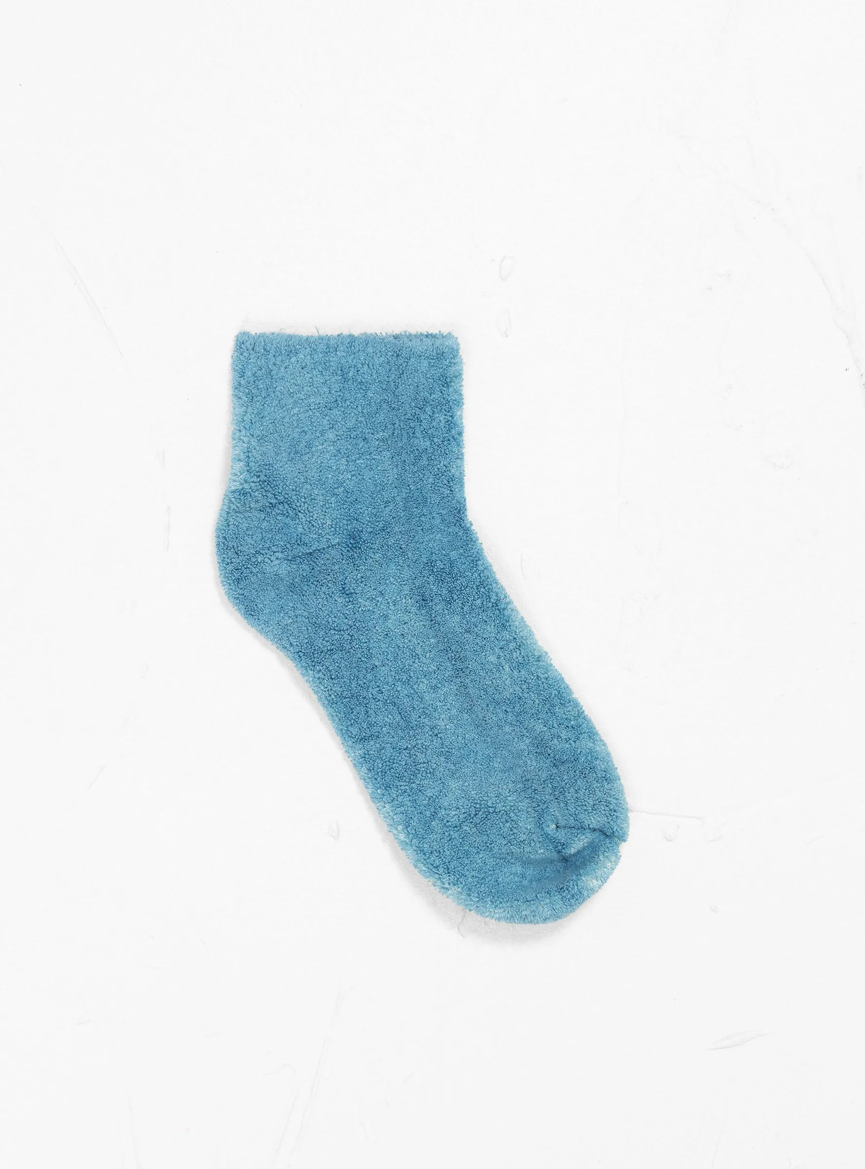 Buckle Ankle Socks Light Isatis Blue