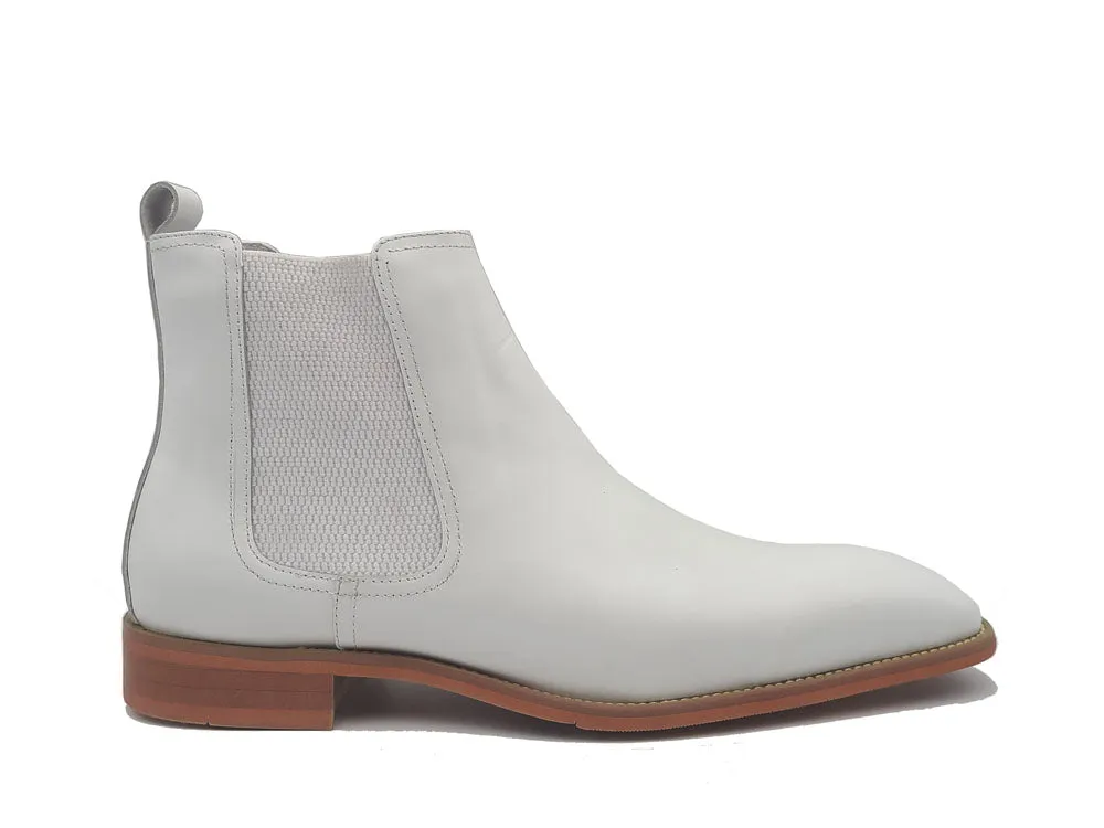 Calfskin Leather Chelsea Boot