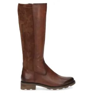 Caprice Ladies Chunky Sole Zip Leg Boot