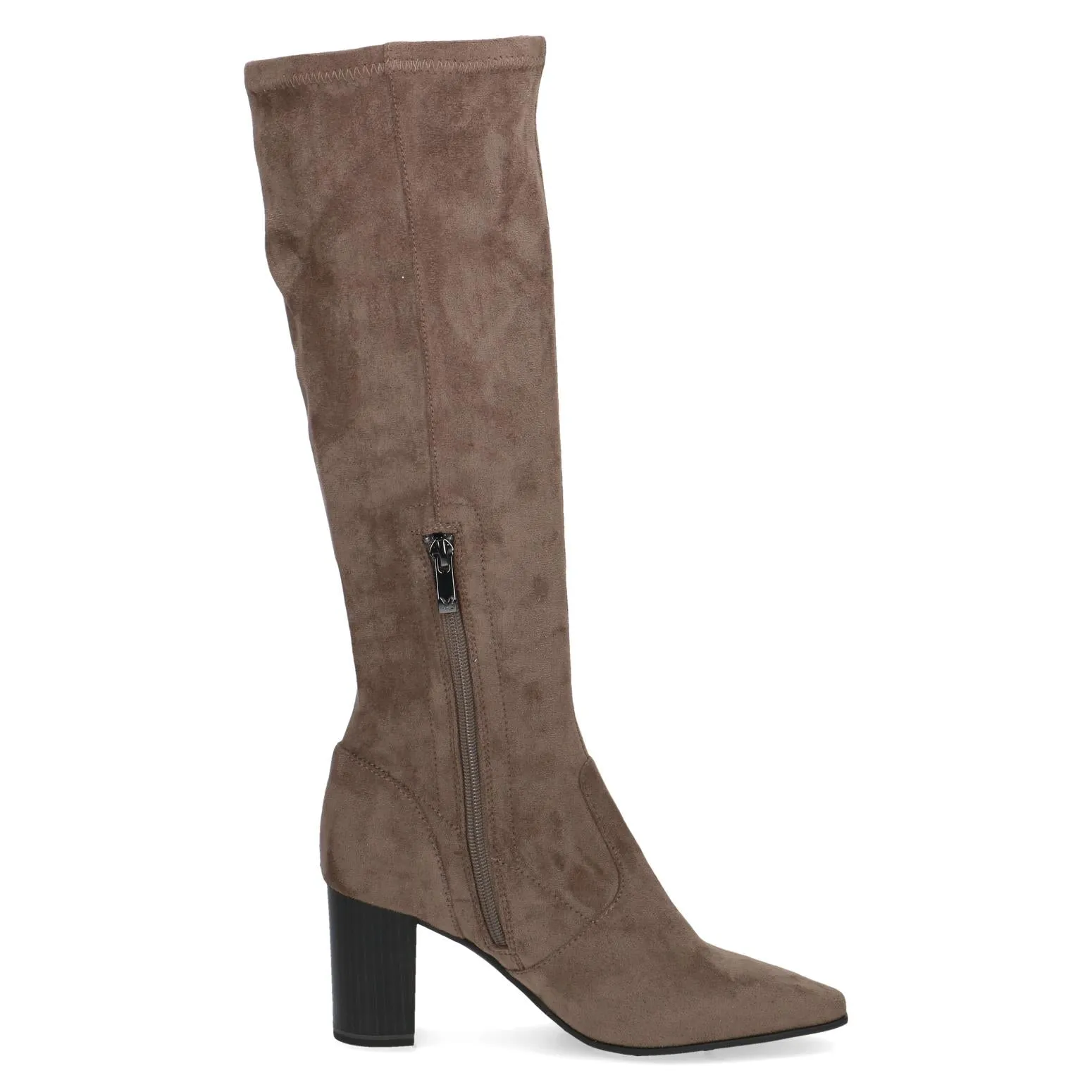 Caprice Ladies Stretch Leg Mid Heel Boot