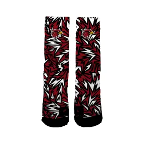 Corona Cardinals Shards Socks