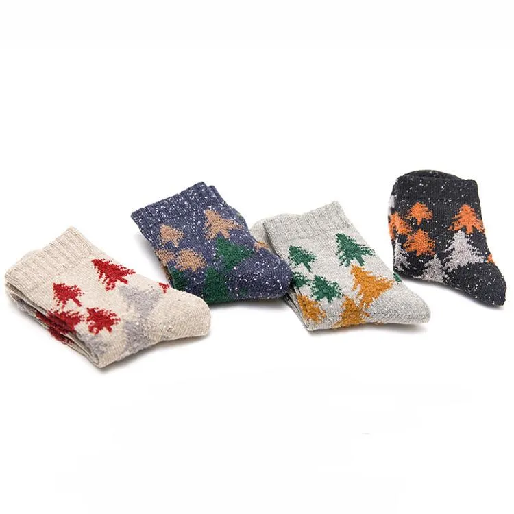 Cotton Socks | Snowy Forest | Grey