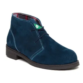 Feather Desert Blue 120441 Women's Steel Toe Suede Work Boot