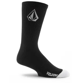 FULL STONE SOCK 3PK BLACK