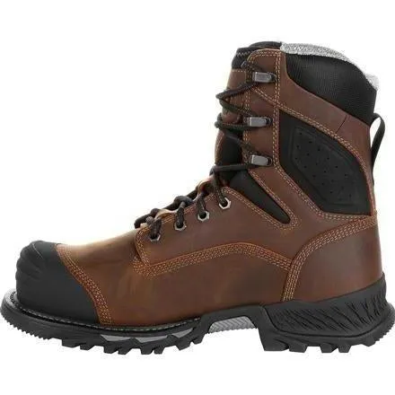 Georgia Men's Rumbler 8" Comp Toe WP Work Boot - Brown - GB00285