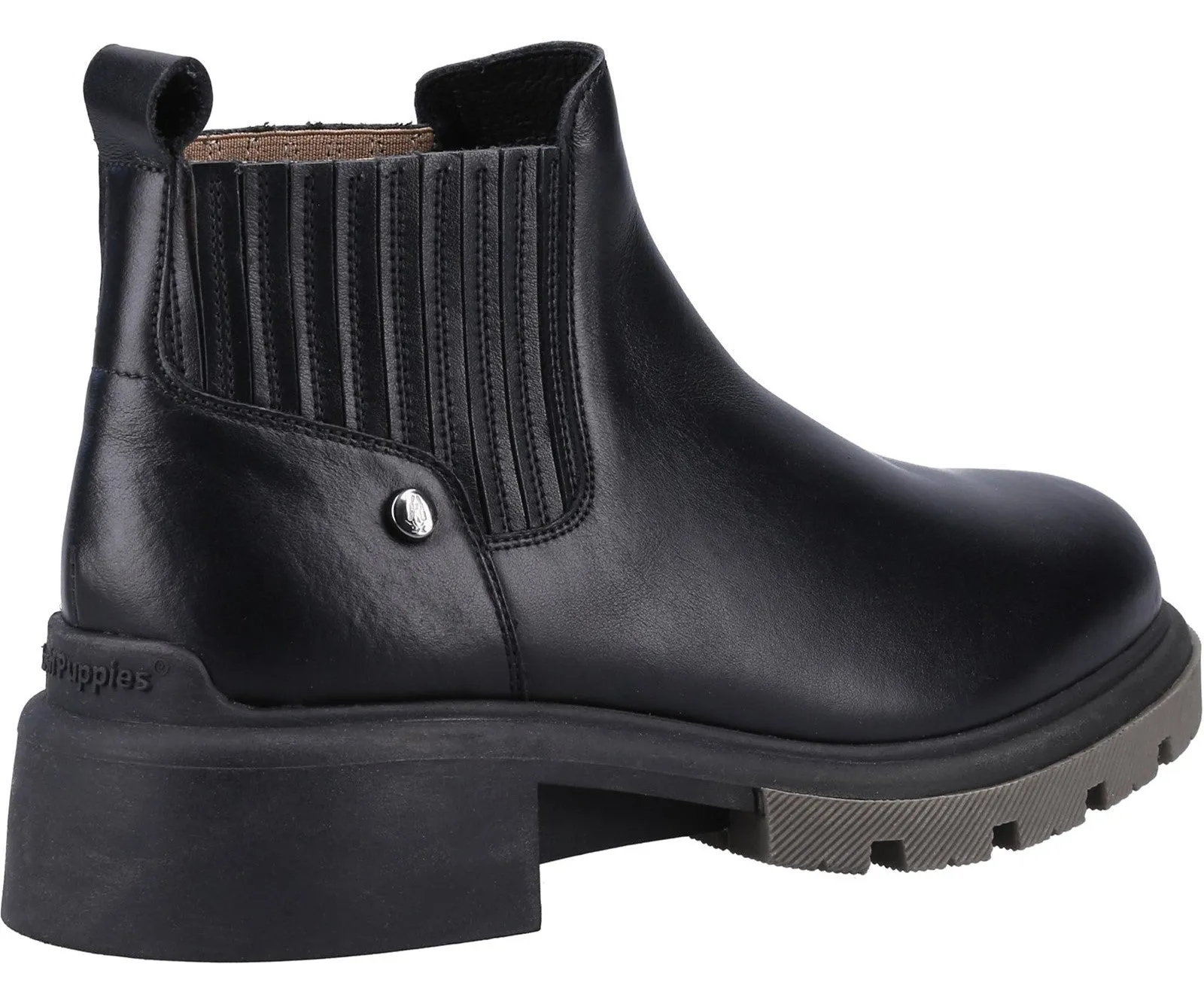 Hush Puppies Rita Low Womens Leather Chelsea Boot