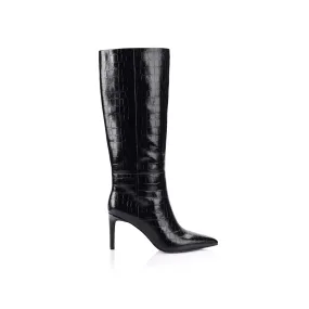 Lana Wilkinson Huw Boot - Black Croc