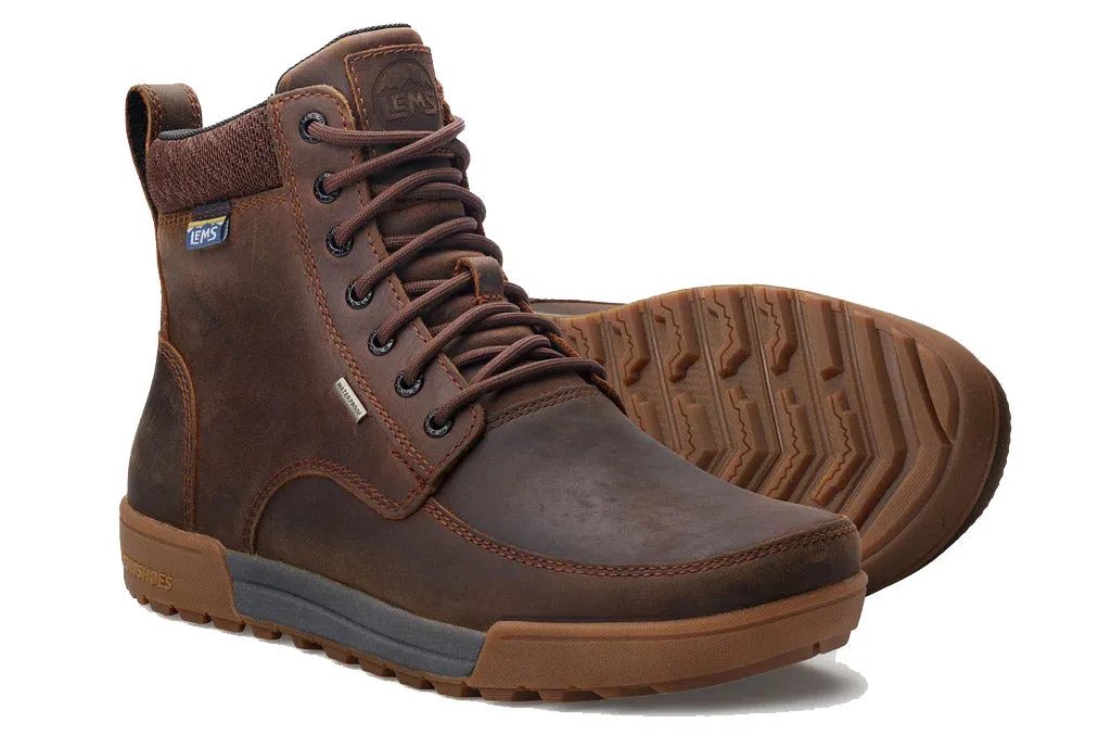 Lems - Waterproof Boulder Boot Summit - Rugged Bark (Unisex)