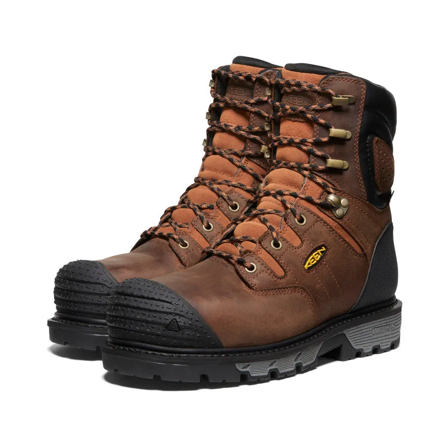 Men's Camden 8 Insulated Waterproof Boot (Carbon-Fiber Toe)  |  Leather Brown/Black