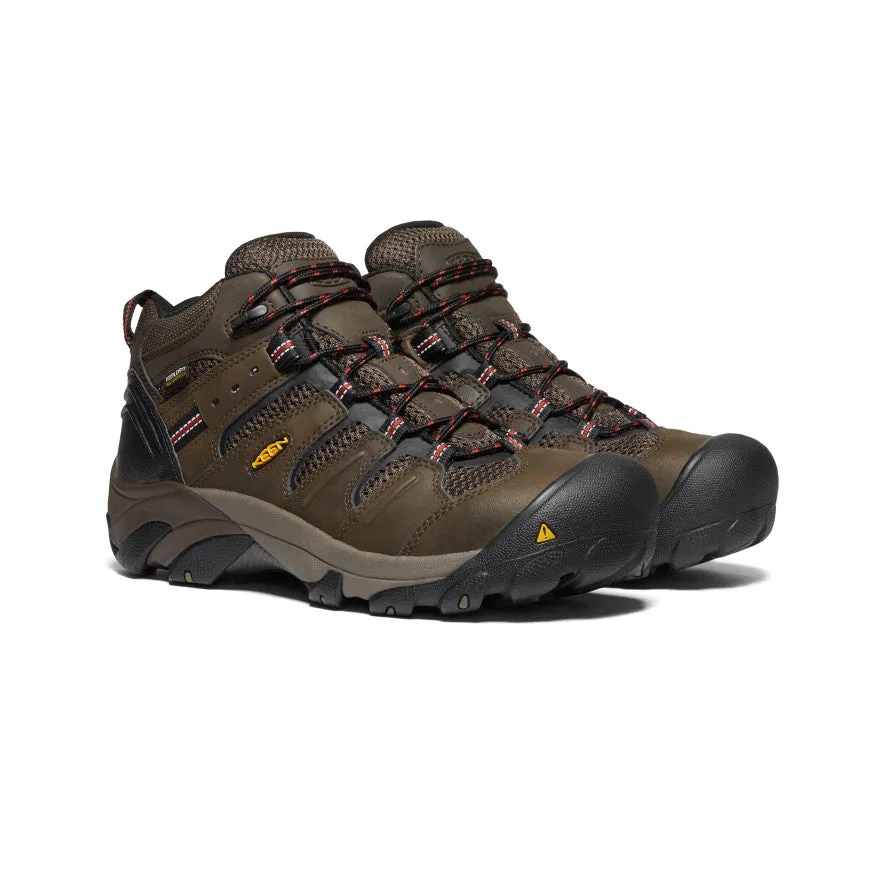 Men's Lansing Mid Waterproof (Steel Toe)  |  Cascade Brown/Brindle