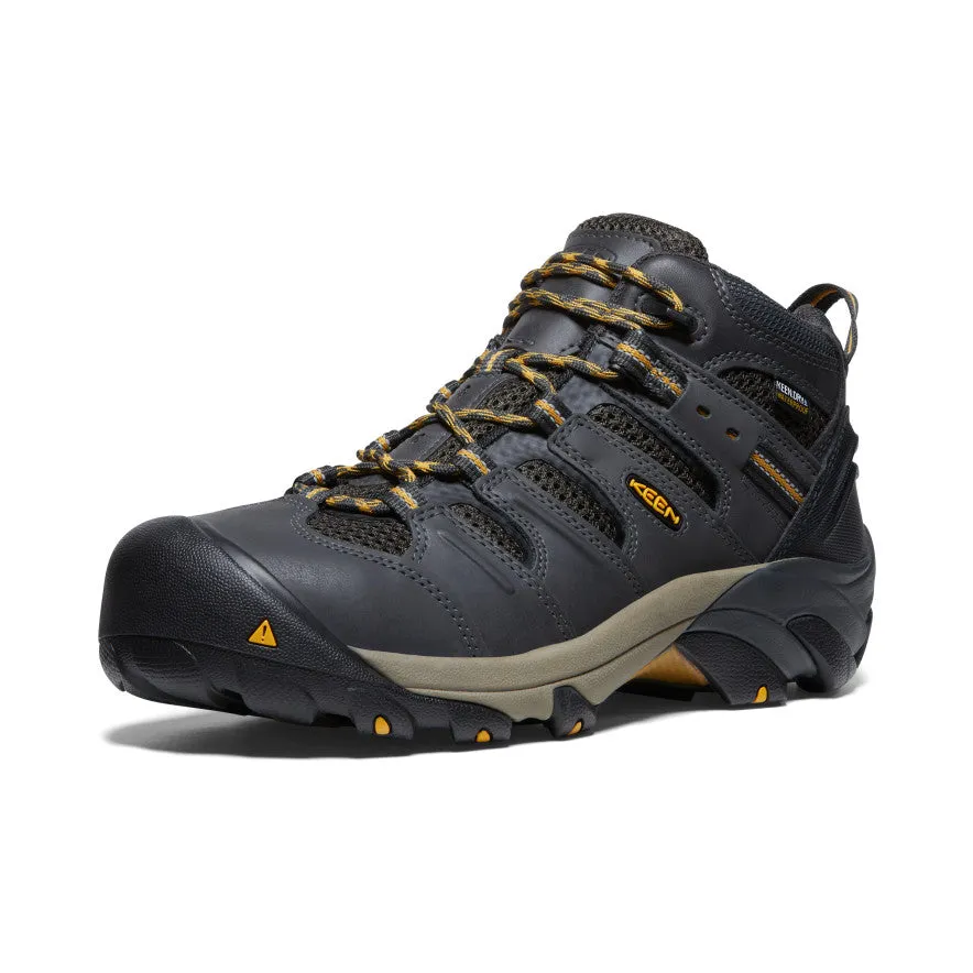 Men's Lansing Mid Waterproof (Steel Toe)  |  Raven/Tawny Olive