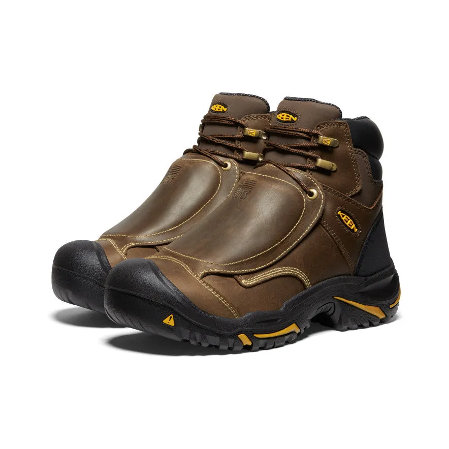 Men's Mt Vernon 6 MET Waterproof Boot (Steel Toe)  |  Cascade Brown