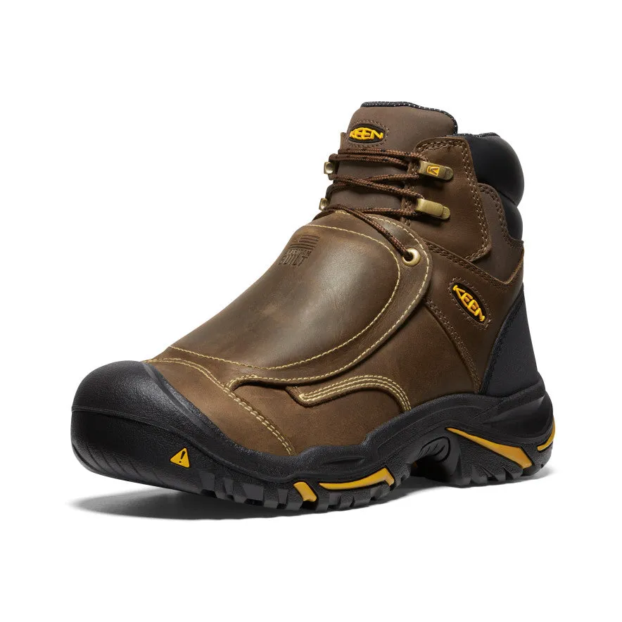 Men's Mt Vernon 6 MET Waterproof Boot (Steel Toe)  |  Cascade Brown