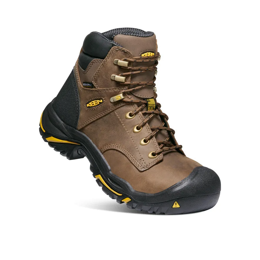 Men's Mt Vernon 6" Waterproof Boot (Steel Toe)  |  Cascade Brown