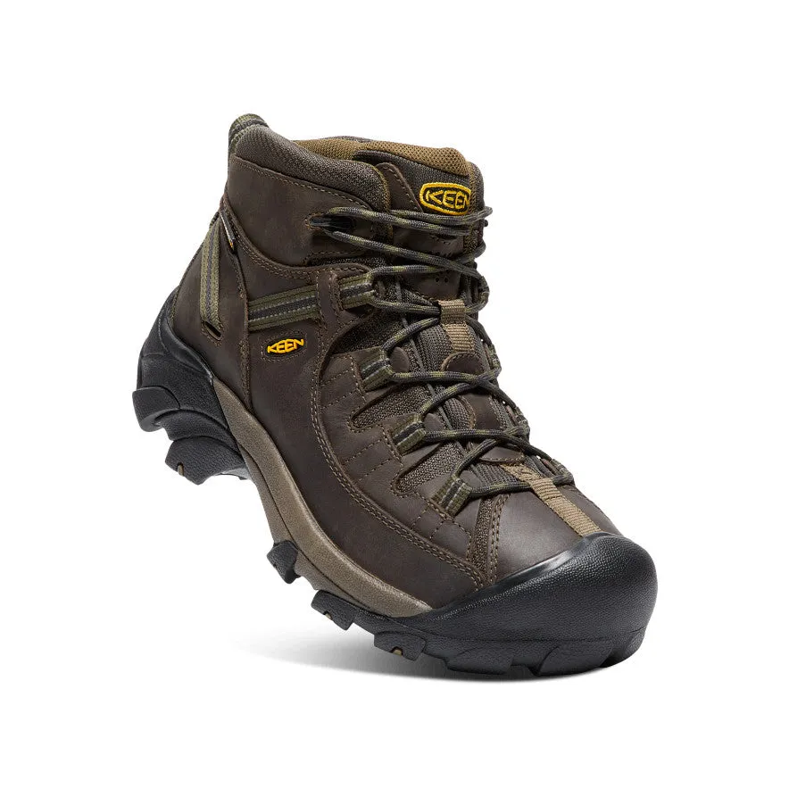 Men's Targhee II Waterproof Mid Wide  |  Canteen/Dark Olive