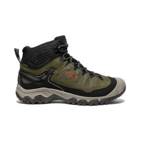 Men's Targhee IV Waterproof Hiking Boot  |  Dark Olive/Gold Flame