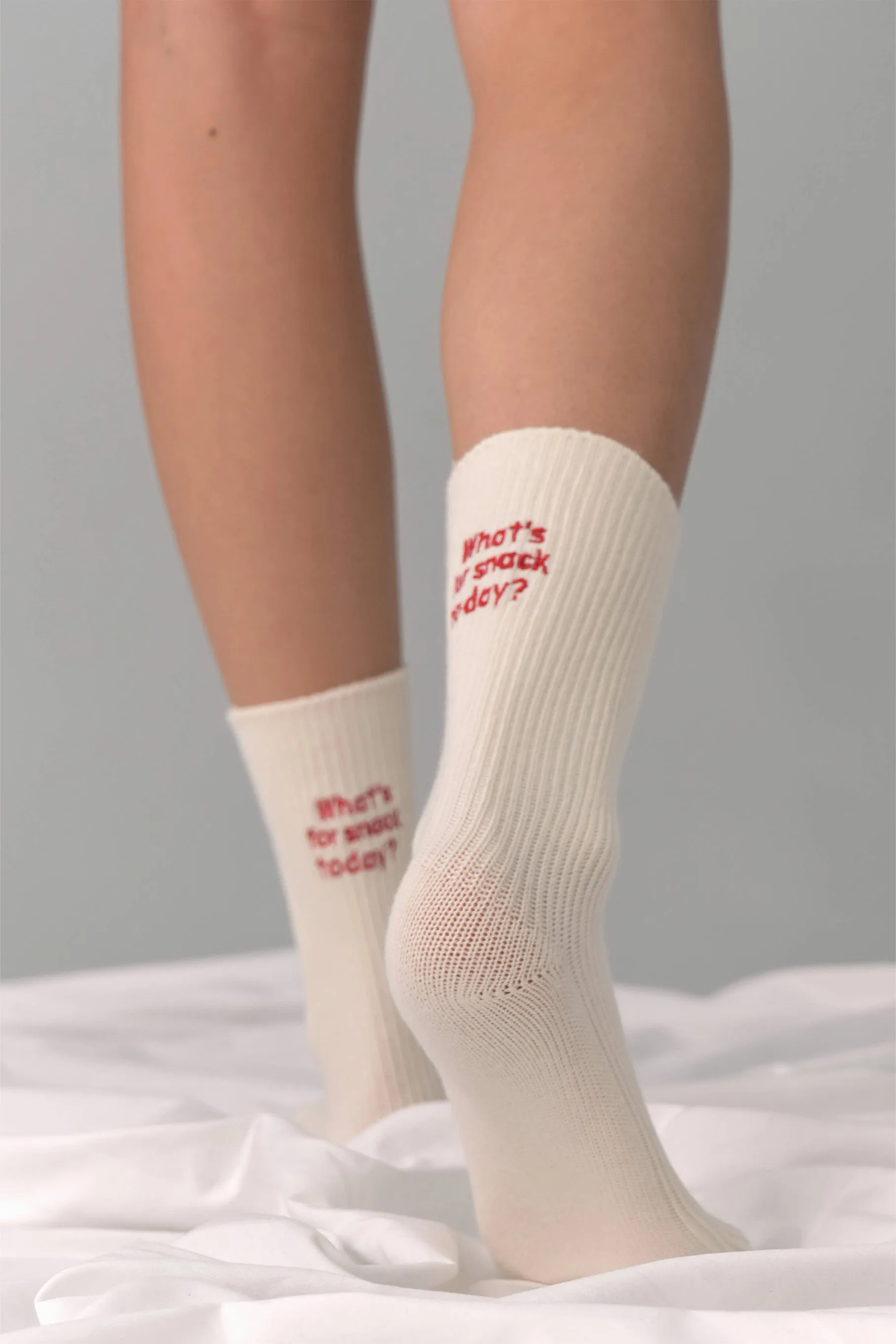 My Snack Socks, Ivory