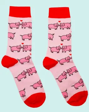 PIG IN LOVE SOCKS