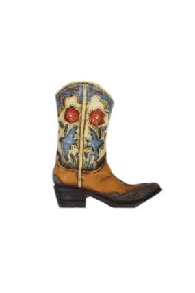 Pure Western Magnet Boot Dove & Flower