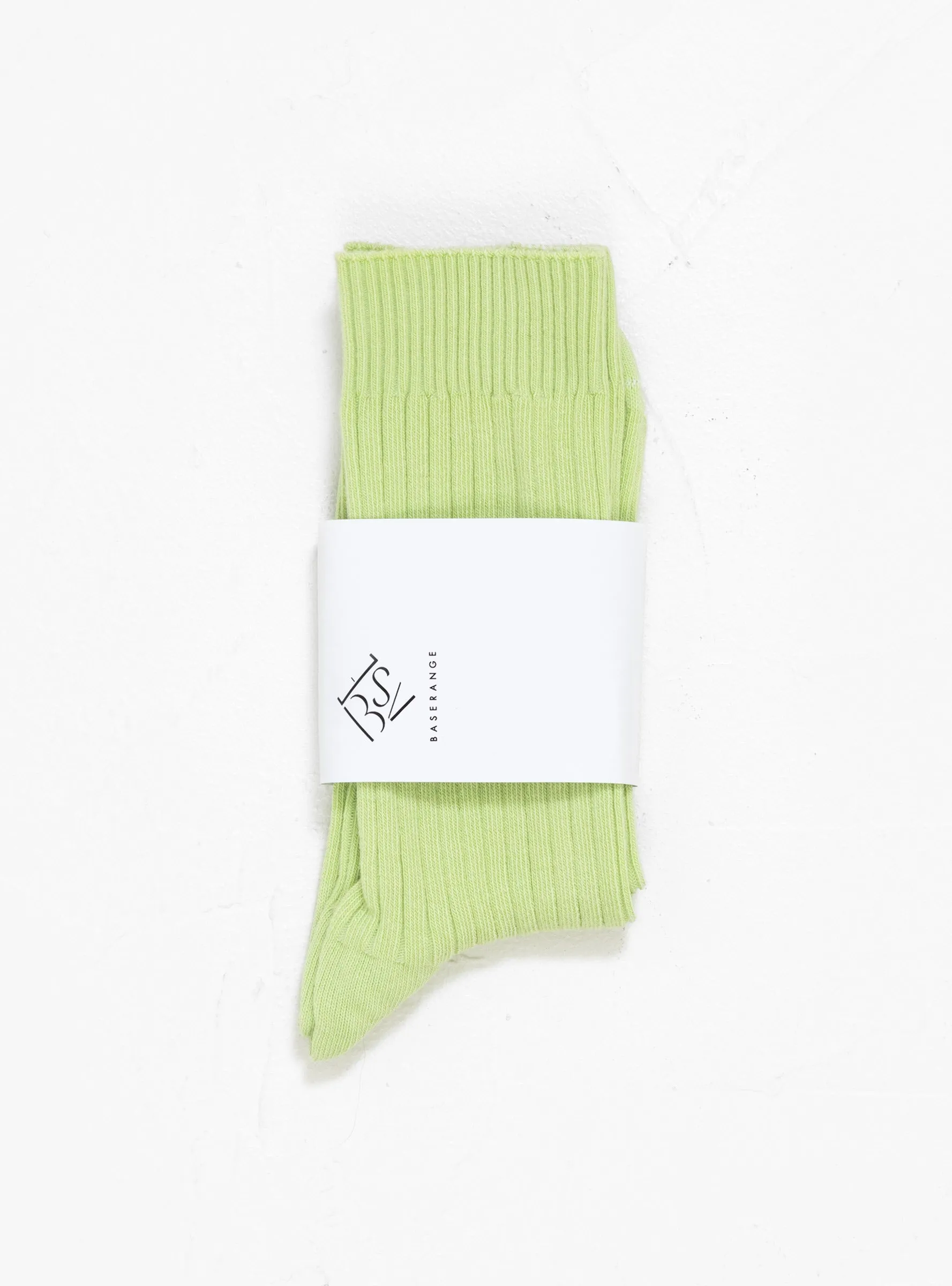 Rib Ankle Socks Green