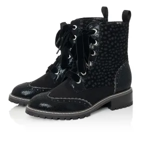 Stylish Ruby Shoo Sante Vintage Black Ankle Boots for Women - Chic and Comfortable Footwear