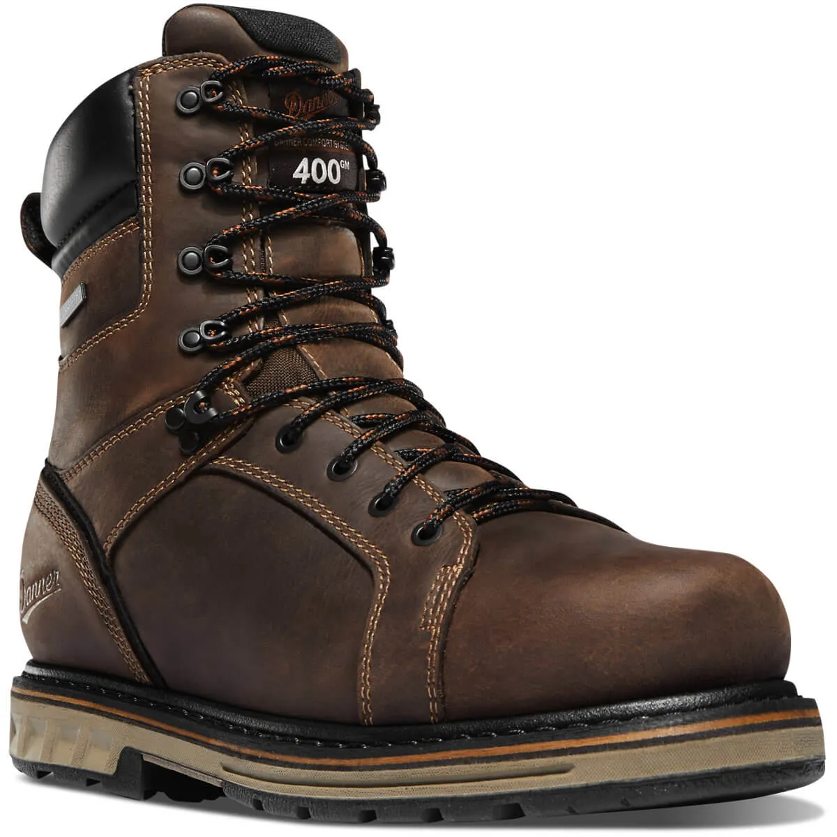 Steel Yard 8 Men's Steel-Toe Boot Brown 400G