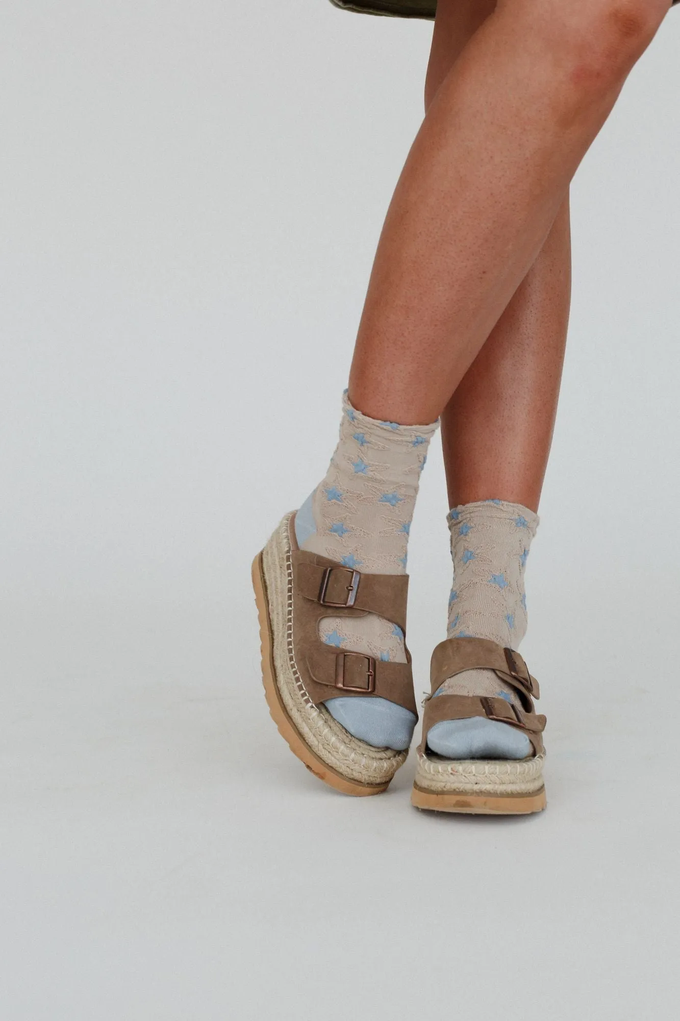 Super Star Socks - Beige