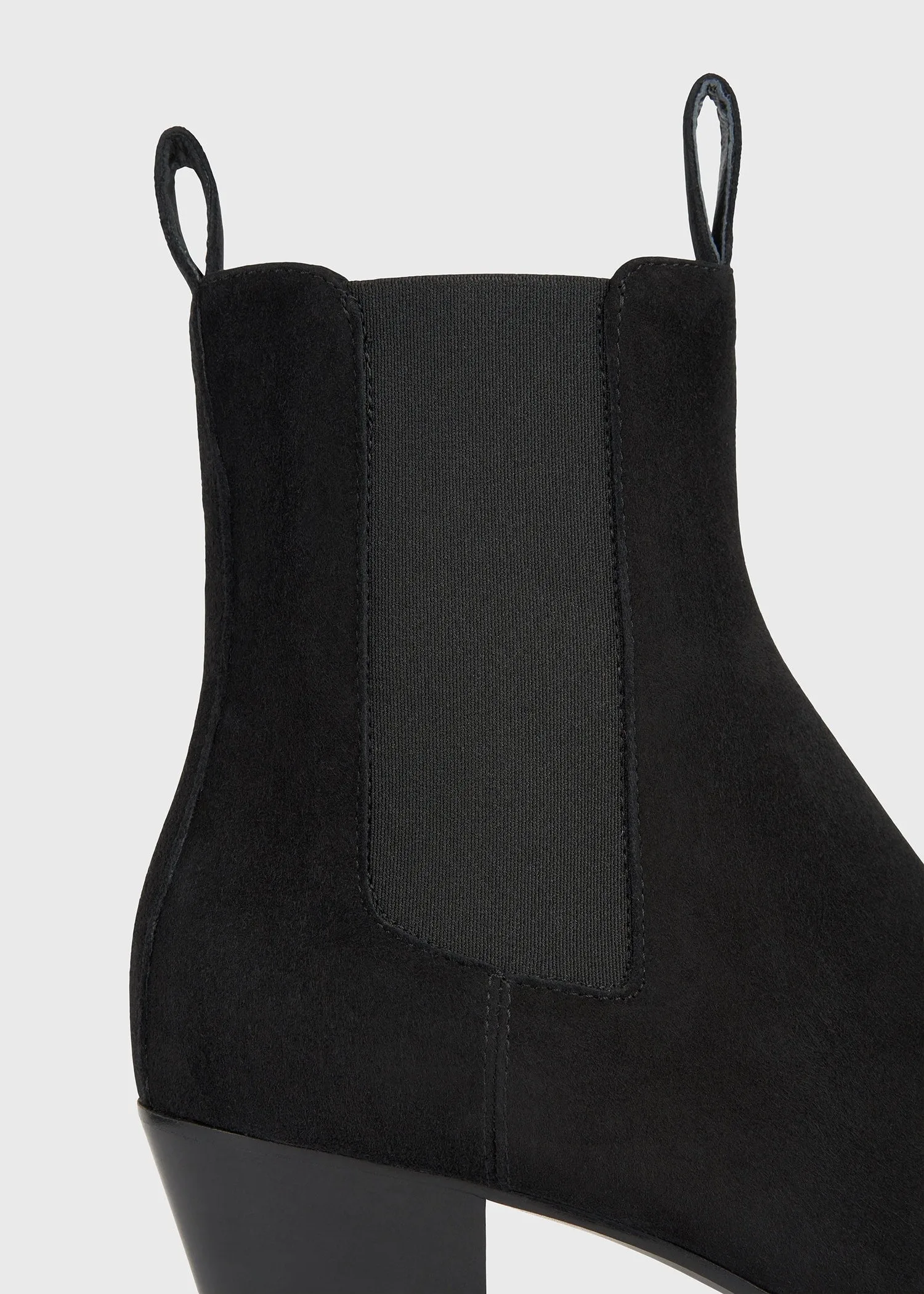 The City Boot black suede