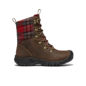 Women's Greta Waterproof Boot | Dark Brown/Red Plaid