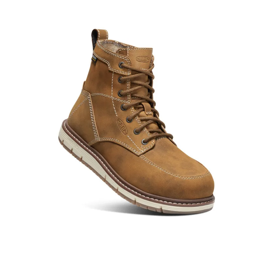 Women's San Jose 6 Waterproof Boot (Aluminum Toe)  |  Almond/Gum