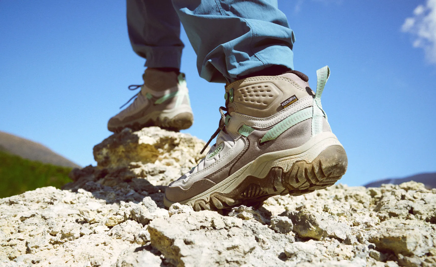 Women's Targhee IV Waterproof Hiking Boot  |  Brindle/Nostalgia Rose