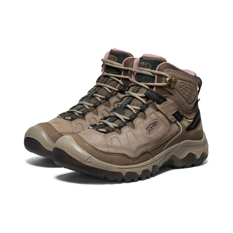 Women's Targhee IV Waterproof Hiking Boot  |  Brindle/Nostalgia Rose